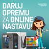 Inicijativa Instituta za razvoj mladih Kult: Daruj opremu za online nastavu