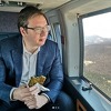 Vučić posjetio novo žarište: Zeljanica iz Pazara, najbolji ručak u helikopteru