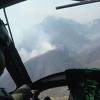 Helikopter Oružanih snaga BiH i drugi dan gasi požar kod Prozora