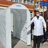 Postavljeni dezinfikacioni tuneli ispred Doma zdravlja i Općine Vogošća