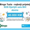 Kompanija Bingo Tuzla sedmu godinu podržava SOS Dječija sela BiH
