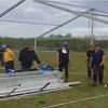 U Zalužanima kod Banje Luke počela montaža pokretne bolnice