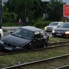 Sarajevo: Dvije osobe povrijeđene u udesu, dva automobila završila na šinama