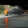 Sarajevo: Na kružnom toku na Stupu vozilo se zapalilo u vožnji