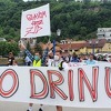 Veliki protesti u Goraždu, građani poručili da neće dozvoliti gradnju zidova na Drini
