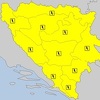 Žuti meteoalarm aktiviran za područje cijele BiH, nakon sunčanih dana stižu kiša i grmljavina