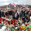 Hiljade ljudi na posljednjem ispraćaju demonstranta stradalog tokom nemira u Bjelorusiji