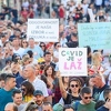 Anti-korona protesti u Zagrebu: Demonstranti ne nose maske, ministar Beroš zgrožen