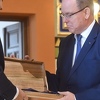 Princ od Monaka Albert II dobio Ključ Sarajeva: Vijećnica je feniks koji se izdigao iz pepela