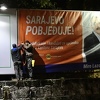 Čim je ponoć otkucala počela je akcija postavljanja predizbornih plakata u Sarajevu