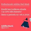 Addiko Red Week: Dupli dobitak za Addiko 2+2 rođendan