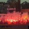 Navijači Želje bakljadom i vatrometom na Grbavici poslali podršku igračima pred derbi