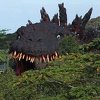 U japanskom tematskom parku posjetitelji se mogu spustiti zip-lineom u Godzillina usta