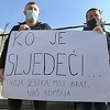 Građani na protestima u Blažuju: Ograničite kretanje migrantima, mi smo građani drugog reda
