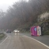 Zbog sudara kombija i kamiona usporen saobraćaj na putu Tuzla – Sarajevo