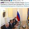 Rusi ignorisali činjenicu da se Lavrov susreo samo s jednim članom Predsjedništva BiH