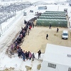 Sattler, Cikotić i ambasadori u posjeti migrantskom kampu Lipa kod Bihaća