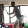 Džumhur u Australiji uz pomoć djevojke Barbare trenira u hotelskoj sobi