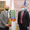 Ambasador Field posjetio Općinu Centar, s načelnikom razgovarao o saradnji