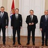 Članovi Predsjedništva BiH primili ministra vanjskih poslova Srbije Nikolu Selakovića