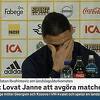 Ibrahimović zaplakao na konferenciji za medije nakon pitanja o porodici