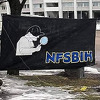 BH Fanaticosi na ulicama Helsinkija okačili transparent i poslali poruku NS BiH
