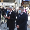 Džaferović i Komšić ispred Vječne vatre: Ovo je vrijeme kada svjedočimo hrabroj odbrani Sarajeva