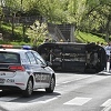 Sarajevo: Automobil se prevrnuo na krov prilikom sudara sa još dva vozila