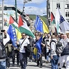 Nekoliko stotina Sarajlija u protestnoj šetnji u znak podrške narodu Palestine