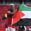Paul Pogba i Amad Diallo u znak podrške podigli palestinsku zastavu na Old Traffordu