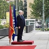 Zdravko Krivokapić stigao u Sarajevo, Tegeltija ga dočekao na Trgu BiH