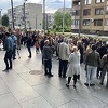 Desetine građana se okupilo ispred Face TV-a u Sarajevu
