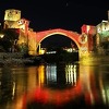 Stari Most u Mostaru večeras osvijetljen bojama Veleža