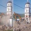 Pogledajte novi snimak iz dvorišta nane Fate: Crkva srušena u nekoliko minuta