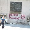 U centru Banje Luke osvanuo grafit u znak podrške zločincu Mladiću