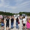 Protest evropskih aktivista na granici BiH i Hrvatske zbog migrantske politike EU