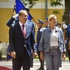 Ministrica odbrane Austrije stigla u posjetu BiH, dočekana uz najviše vojne počasti