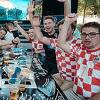 Pogledajte kako se u centru Sarajeva navijalo za Hrvatsku protiv Španije