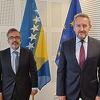 Izetbegović se u Briselu sastao sa izvjestiocem Evropskog parlamenta za BiH Paulom Rangelom