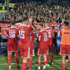Igrači Veleža s navijačima proslavili historijsku noć i pobjedu na stadionu Grbavica