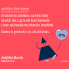 Postanite Addiko, uz brzi keš kredit do 1.950 KM bez kamate i bez naknade za obradu kredita
