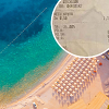 "Neću ništa" u kafiću na plaži u Budvi košta 0,50 euro