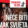 Premijera predstave "Neće biti smak svijeta" 18. septembra u SARTR-u