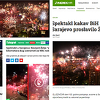 Svjetski mediji i društvene mreže bruje o spektakularnom vatrometu Željinih navijača