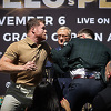 Canelo Alvarez i Caleb Plant se potukli na konferenciji za medije