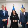 Željko Komšić se u New Yorku sastao sa Milom Đukanovićem i Vjosom Osmani