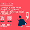 Addiko mKredit: Aplicirajte za kredit putem vašeg mobilnog telefona bilo kada i bilo gdje