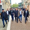 Bakir Izetbegović prošetao centrom Banje Luke i klanjao džumu u Ferhadiji