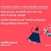 Rođendanska ponuda: Rata 95 KM, za kredit od 5000 KM i Addiko Mastercard kreditna kartica
