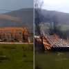 Vjetar sinoć "otpuhao" krov u Hadžićima, pronašli ga danas 150 metara dalje